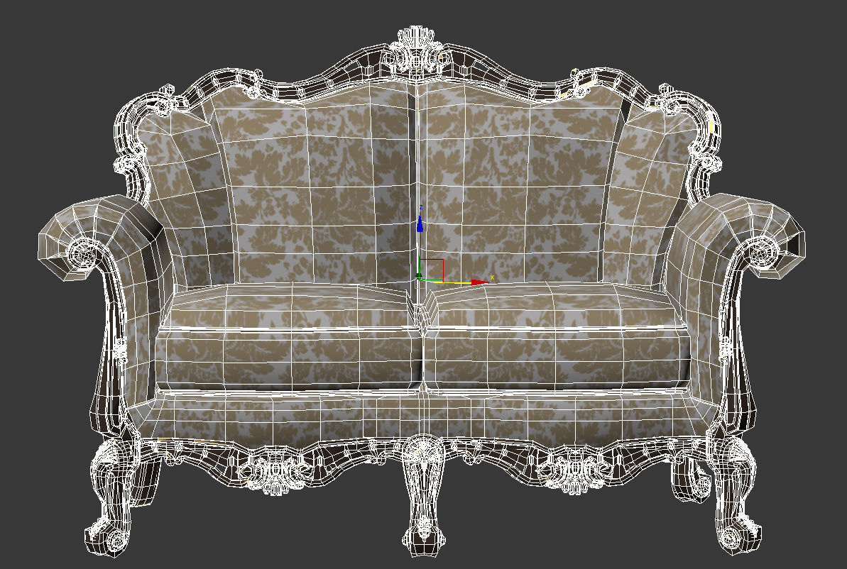 Sofa Berchet ANGELO CAPPELLINI 3D model_4