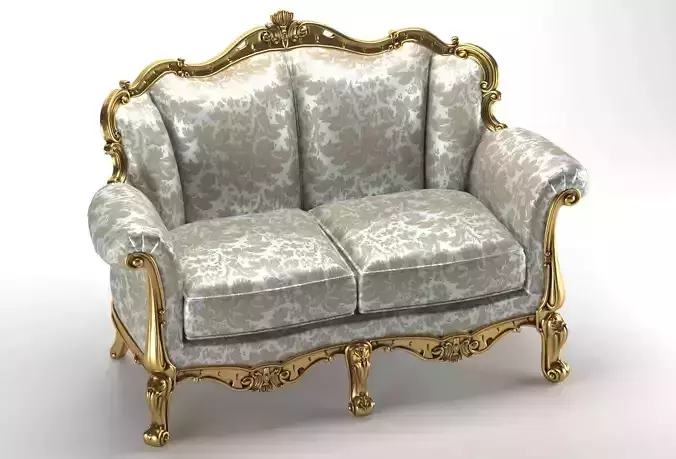 Sofa Berchet ANGELO CAPPELLINI 3D model