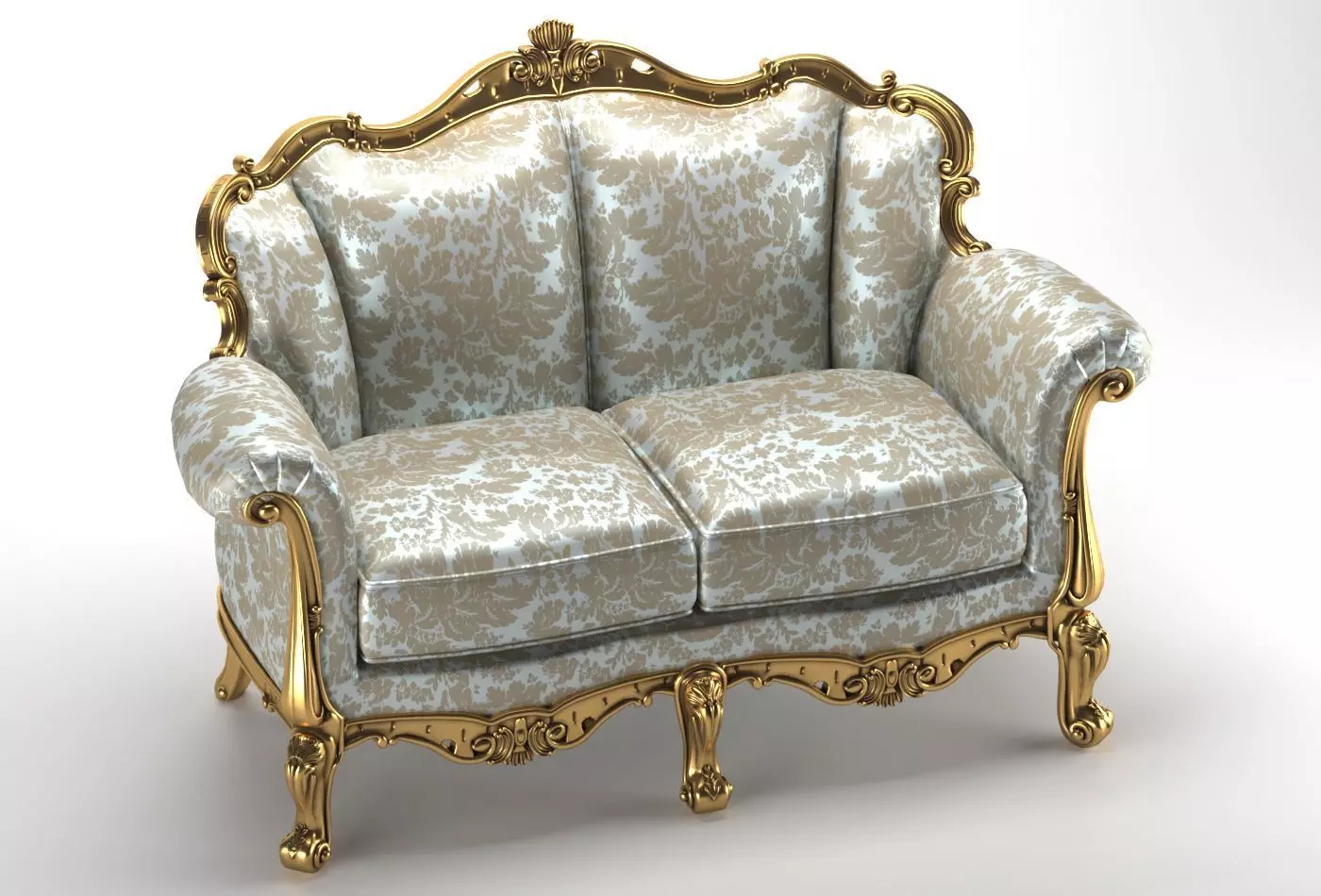 Sofa Berchet ANGELO CAPPELLINI 3D model_0