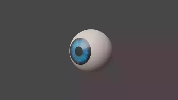 high poly cycles eye ball pupil model