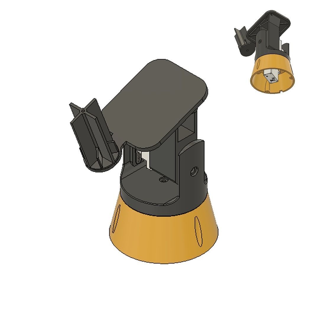 Dual Axis Solar Tracker project 3D print model_1