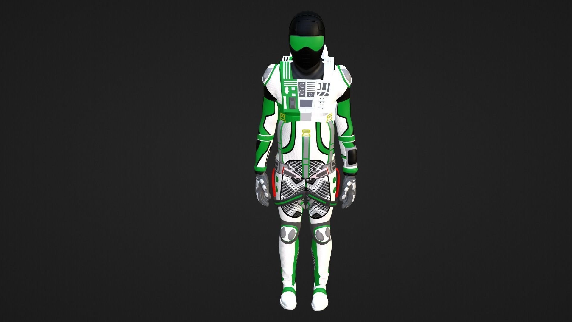 Robot Soldier - Assault Soldier 3D model_2