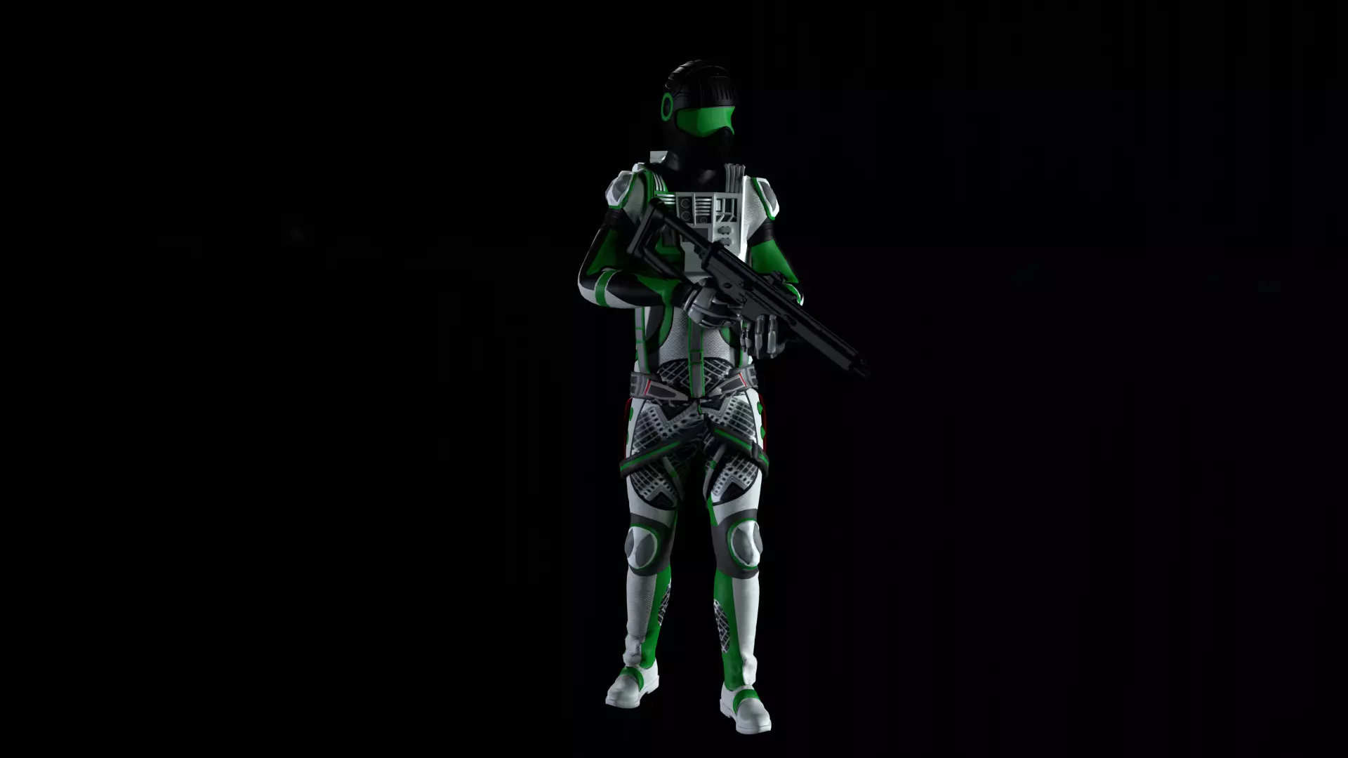 Robot Soldier - Assault Soldier 3D model_0