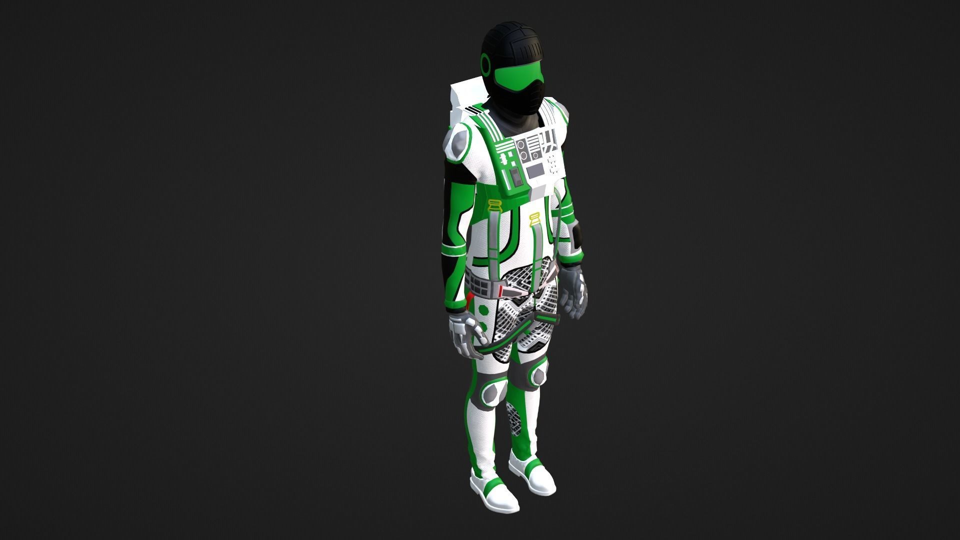 Robot Soldier - Assault Soldier 3D model_1