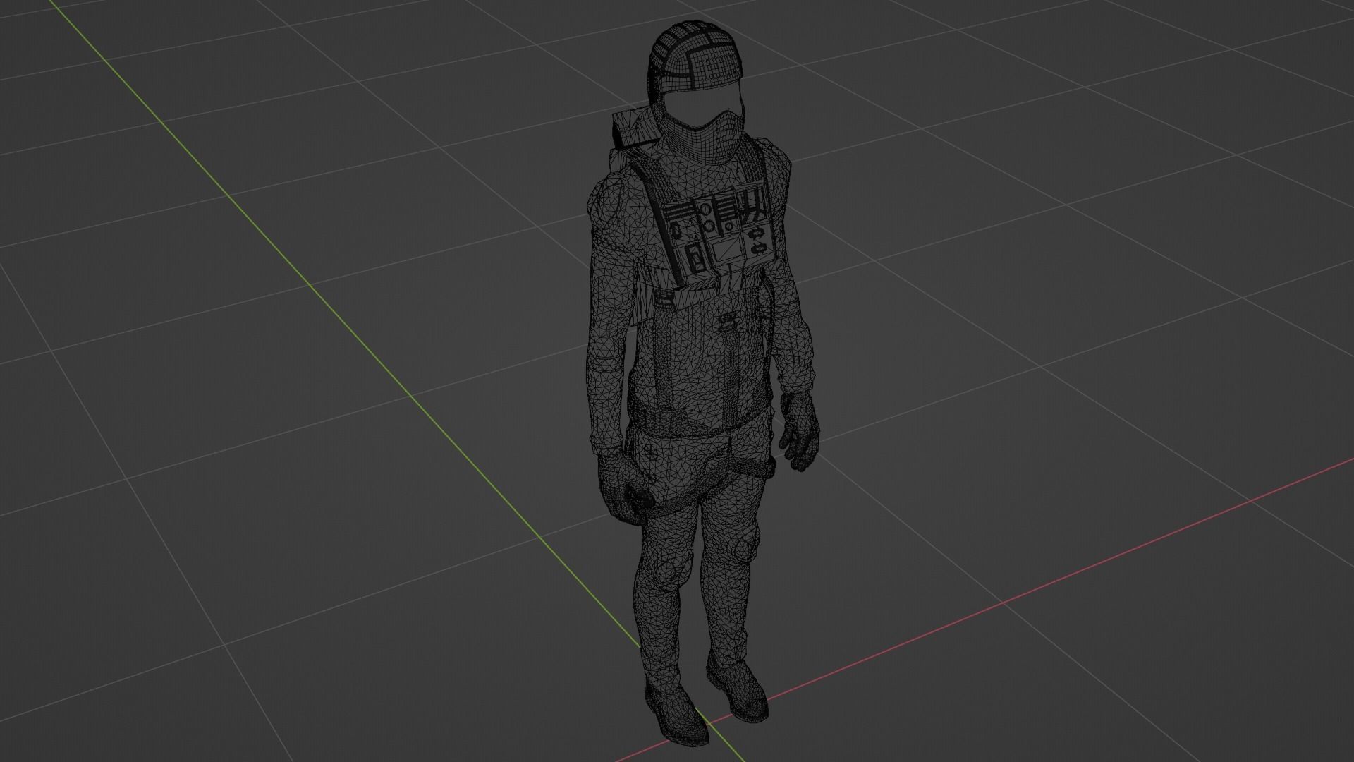 Robot Soldier - Assault Soldier 3D model_6