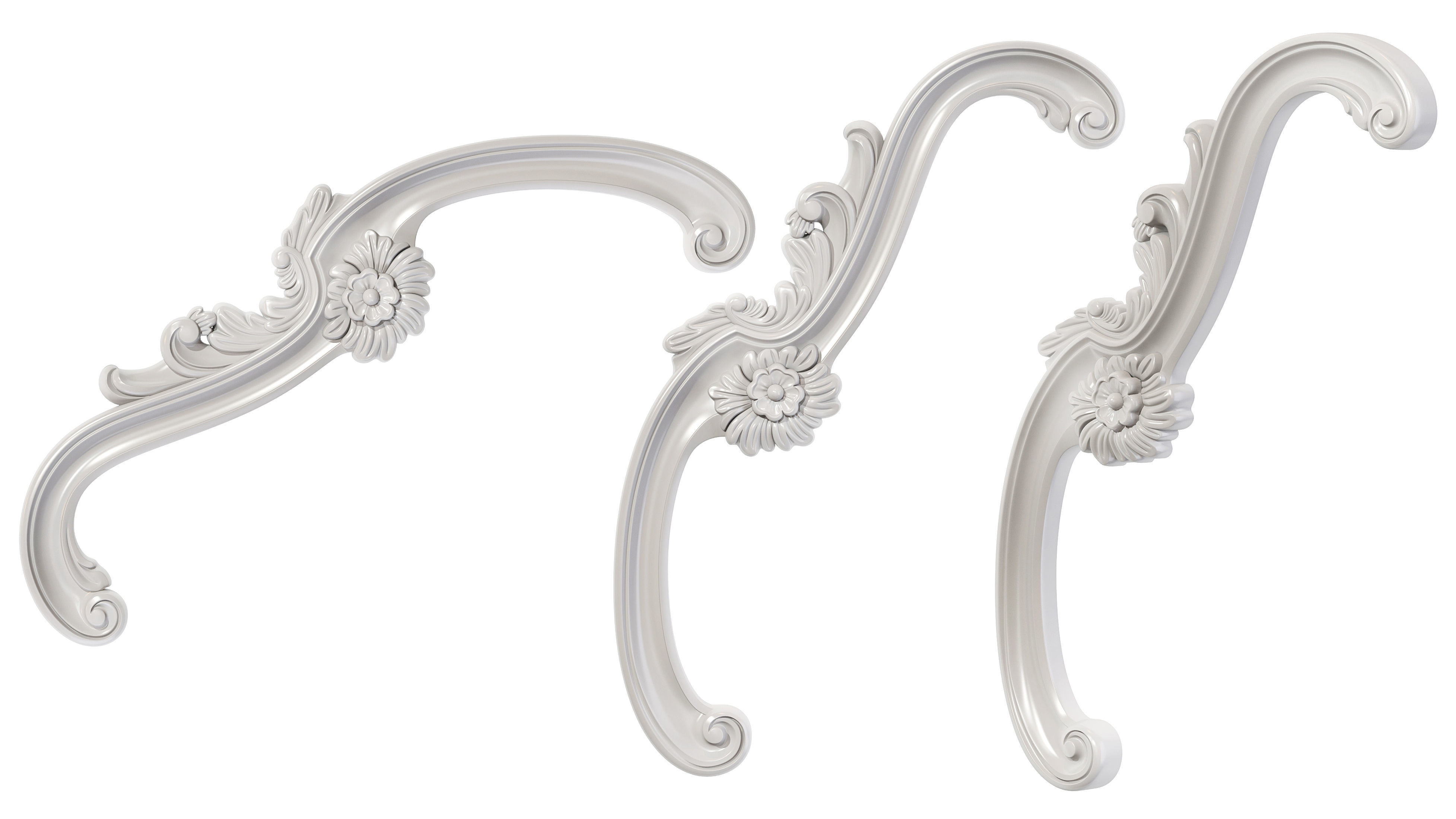 Classic carved 143 3D model_5