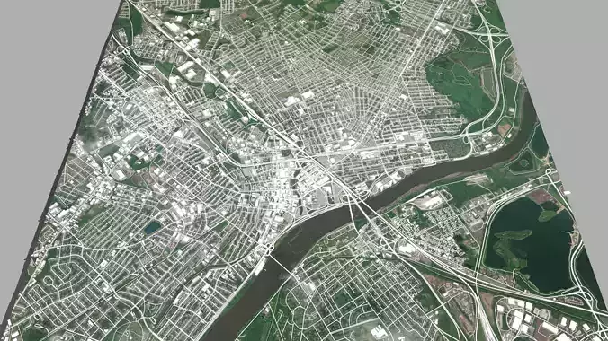 Cityscape  Trenton New Jersey United States USA