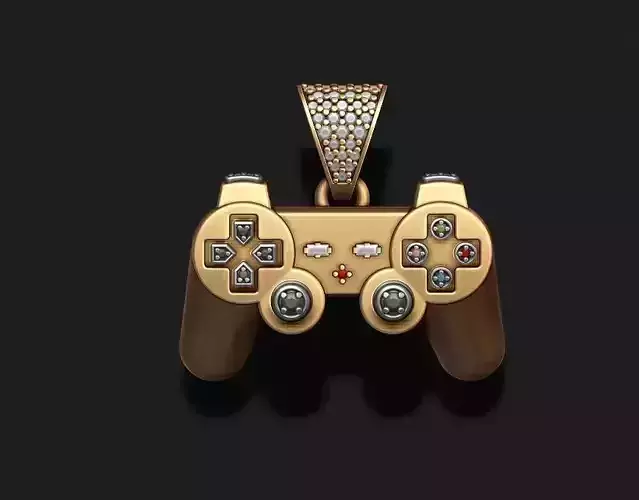 joystick controller pendant with gems