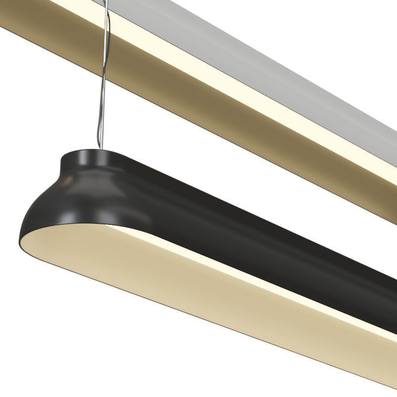 Pc Linear Pendant Lamp 3D model_3