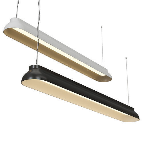 Pc Linear Pendant Lamp 3D model