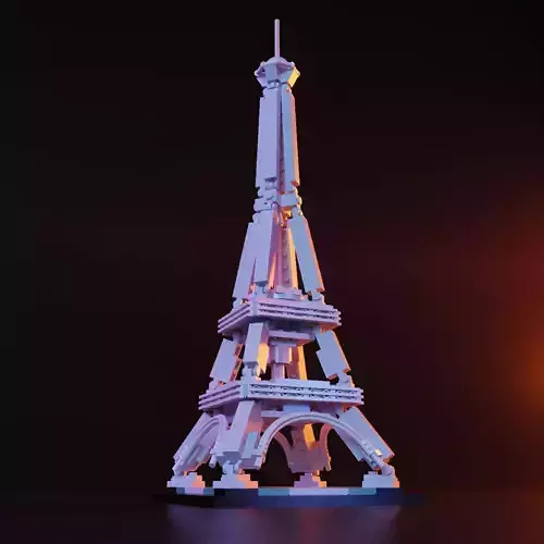 LEGO city Eiffel Tower stl