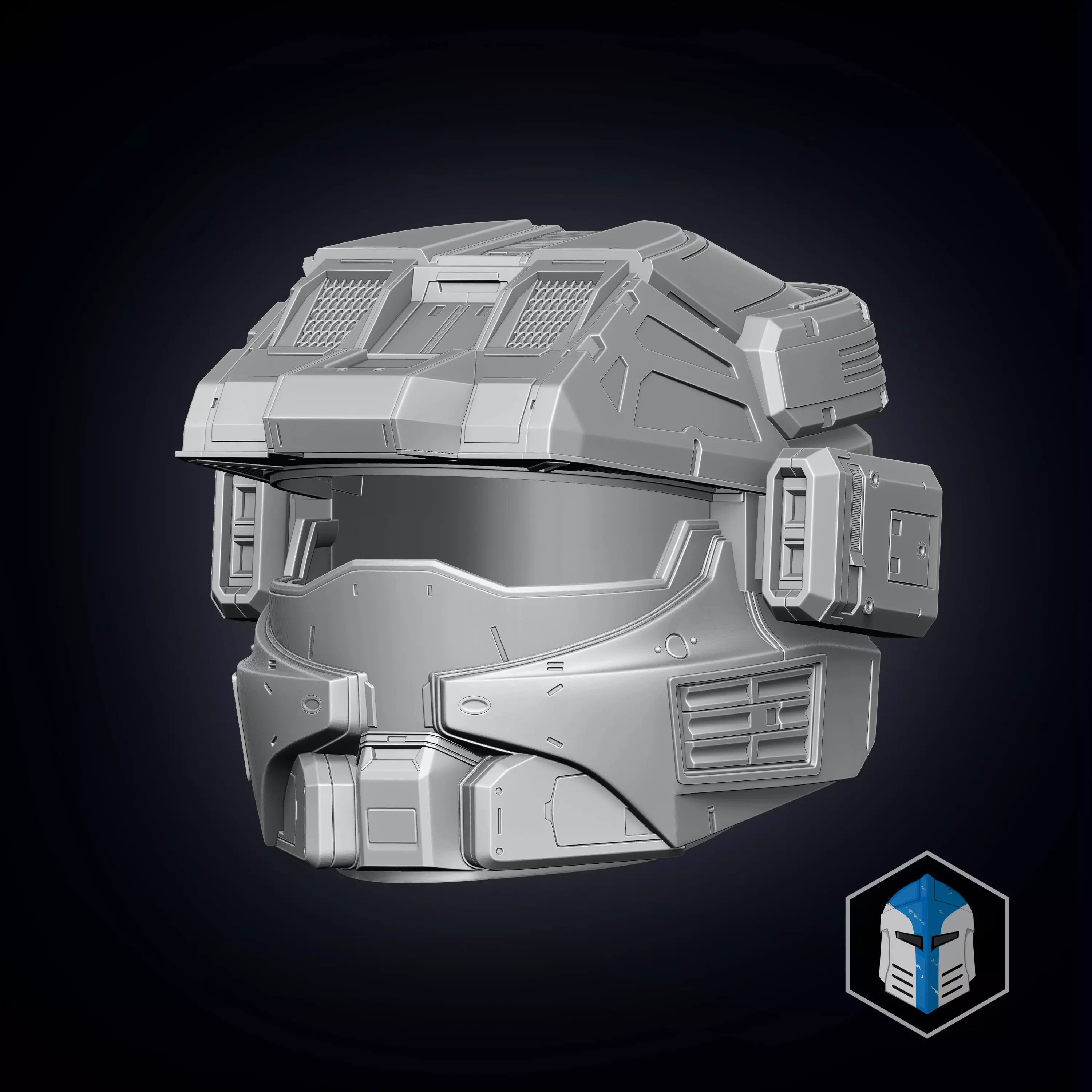 Spartan 125 - Kai Helmet - 3D Print Files 3D print model_0