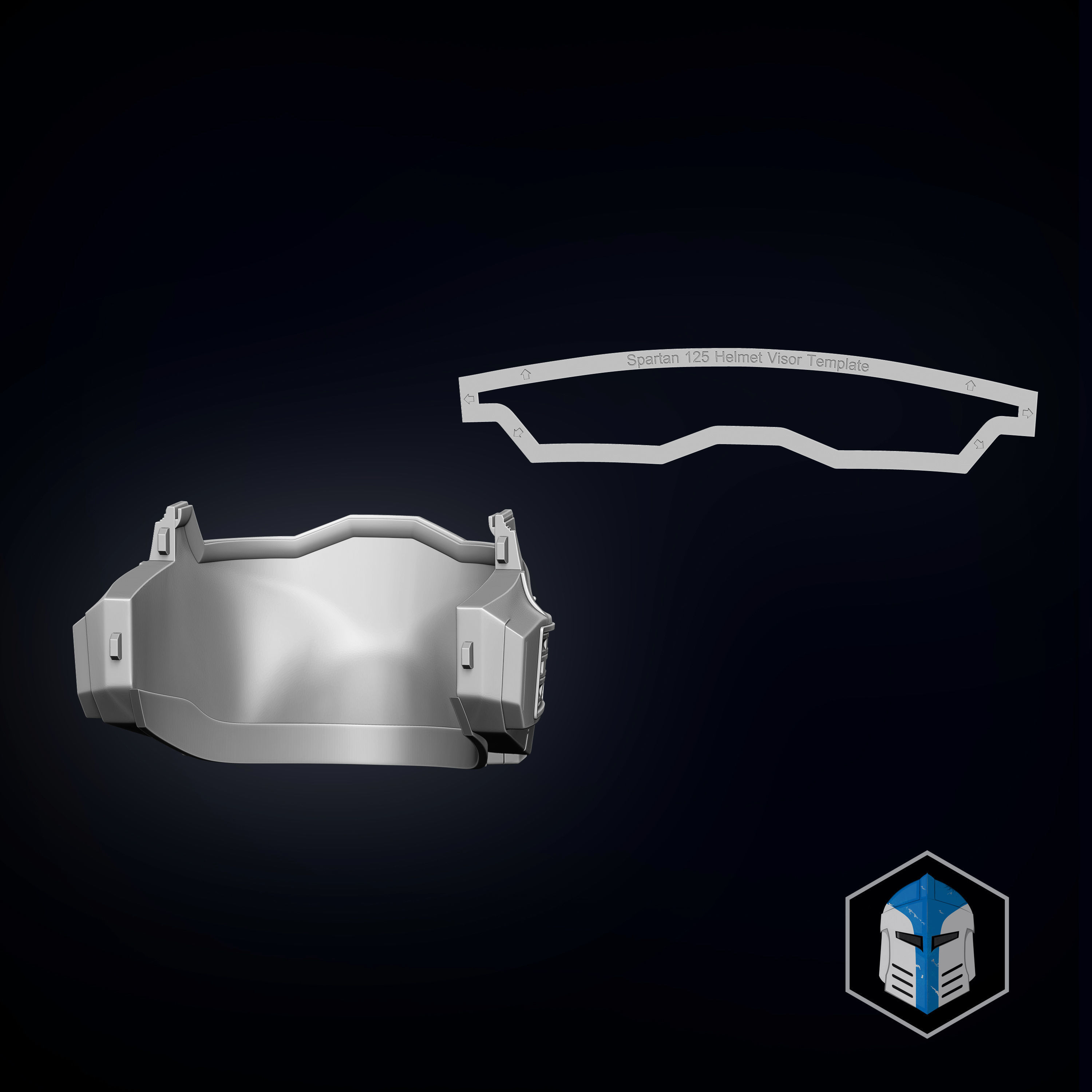 Spartan 125 - Kai Helmet - 3D Print Files 3D print model_7