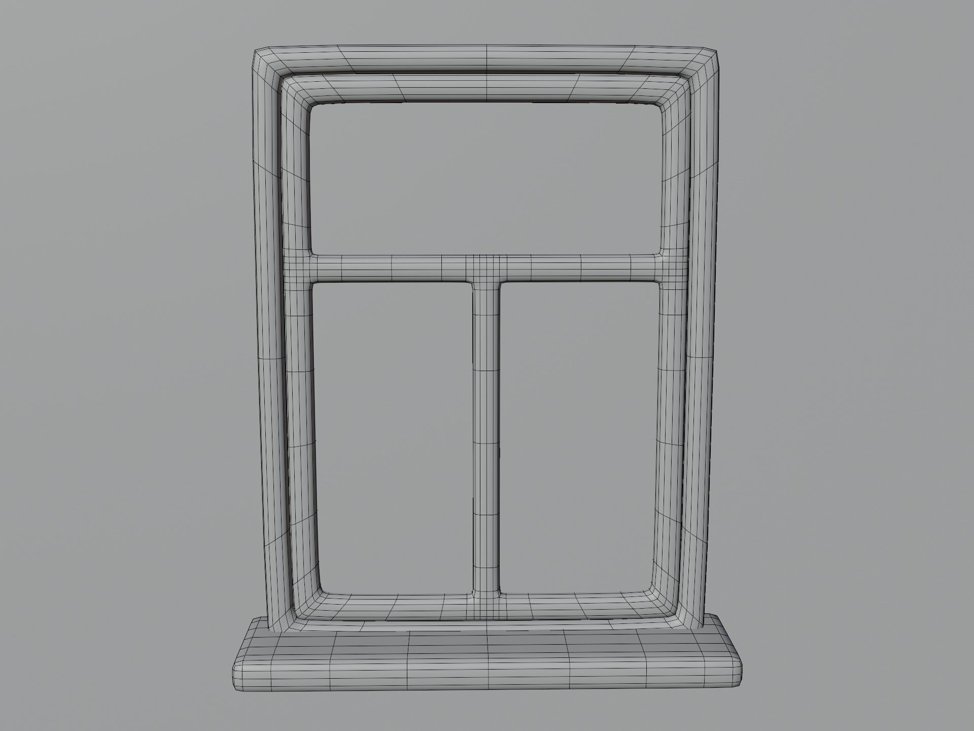 Cartoon Window 25a 3D model_11