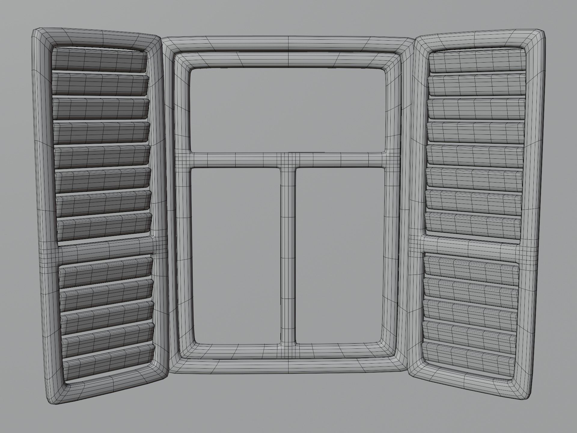 Cartoon Window 26a 3D model_11