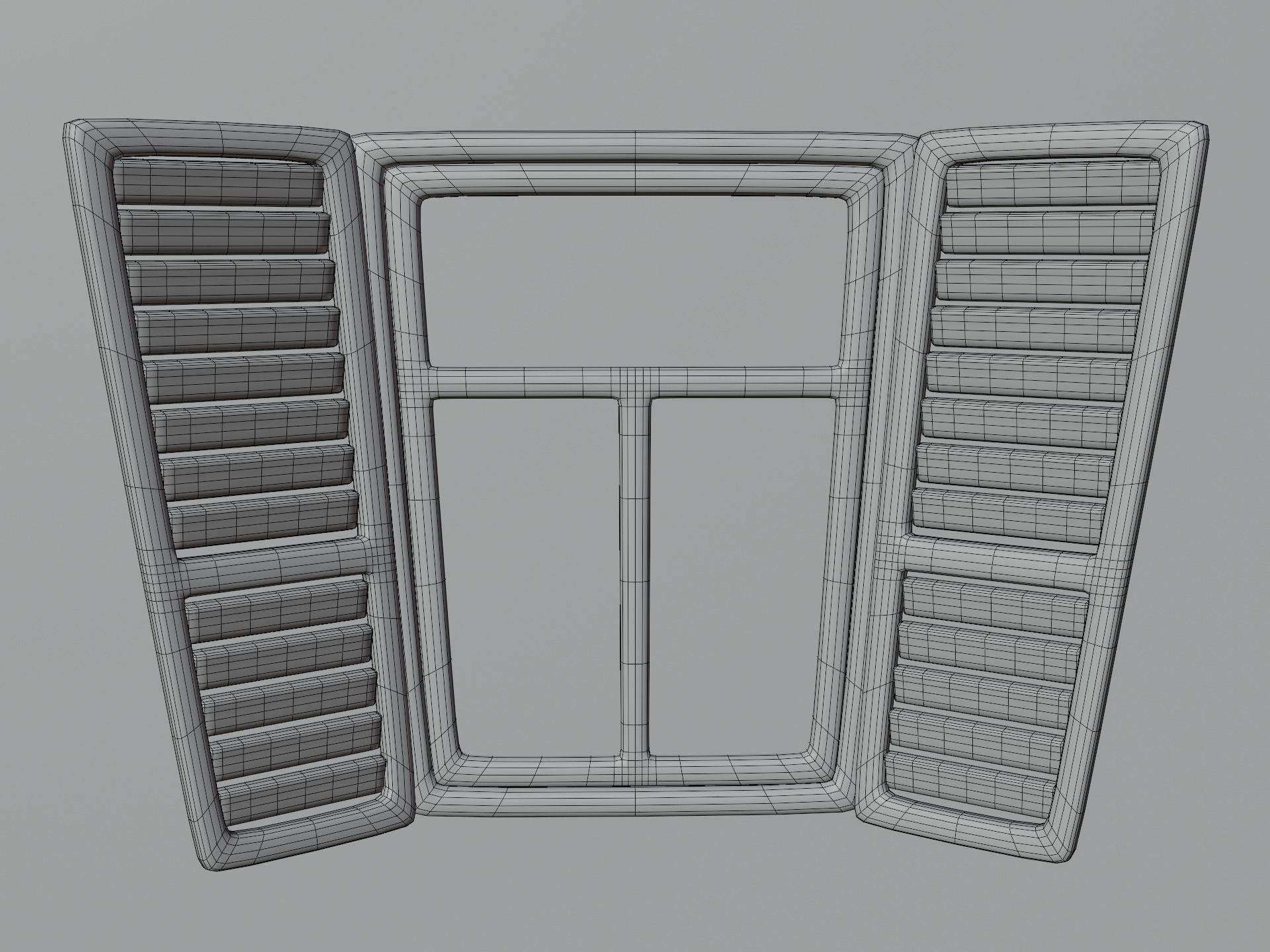 Cartoon Window 26b 3D model_11