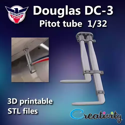Douglas DC-3 Pitot Tube 1 32 