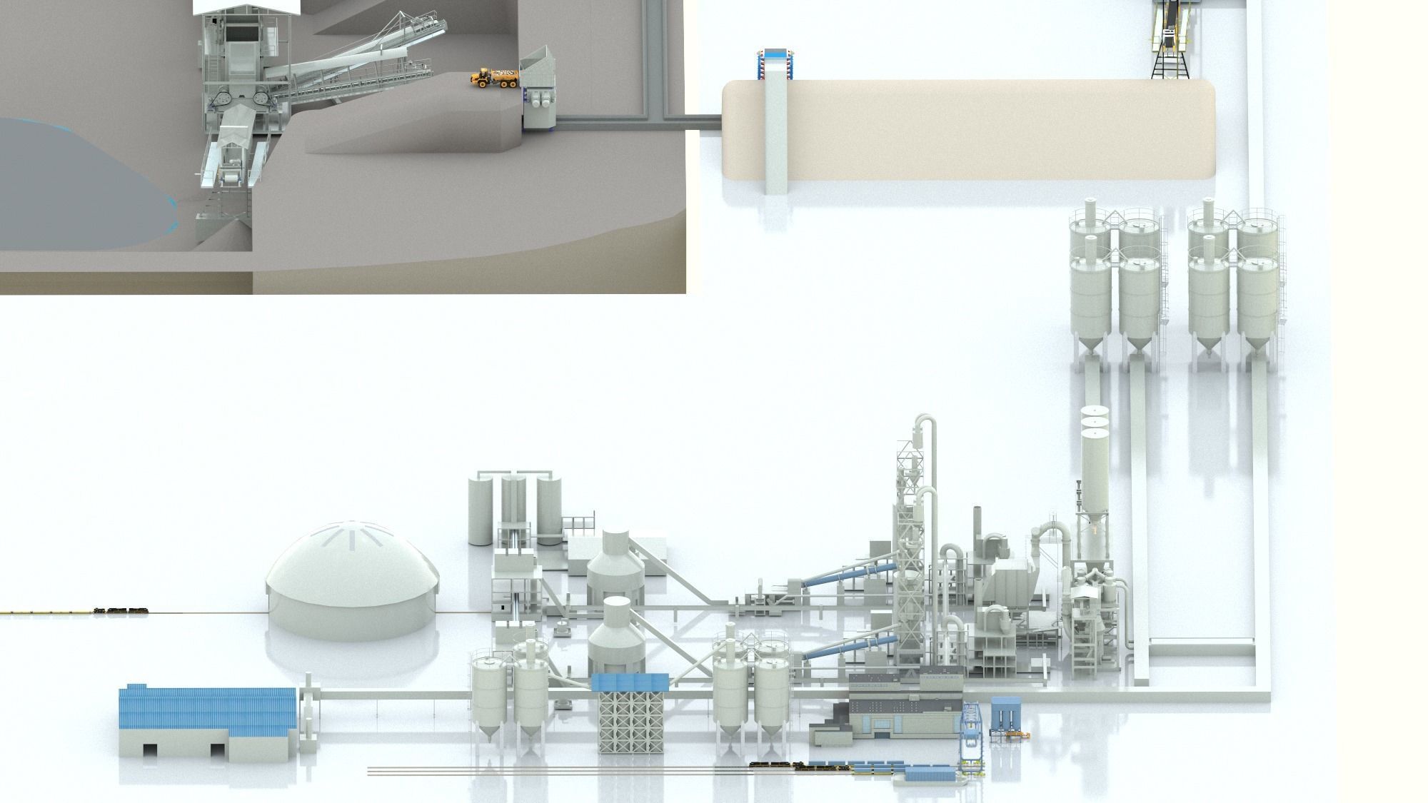 Cement Plant 3D model_8