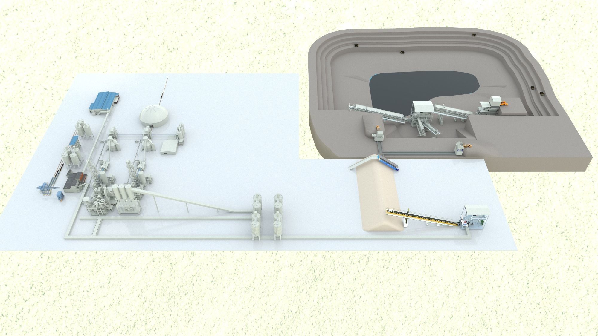 Cement Plant 3D model_3