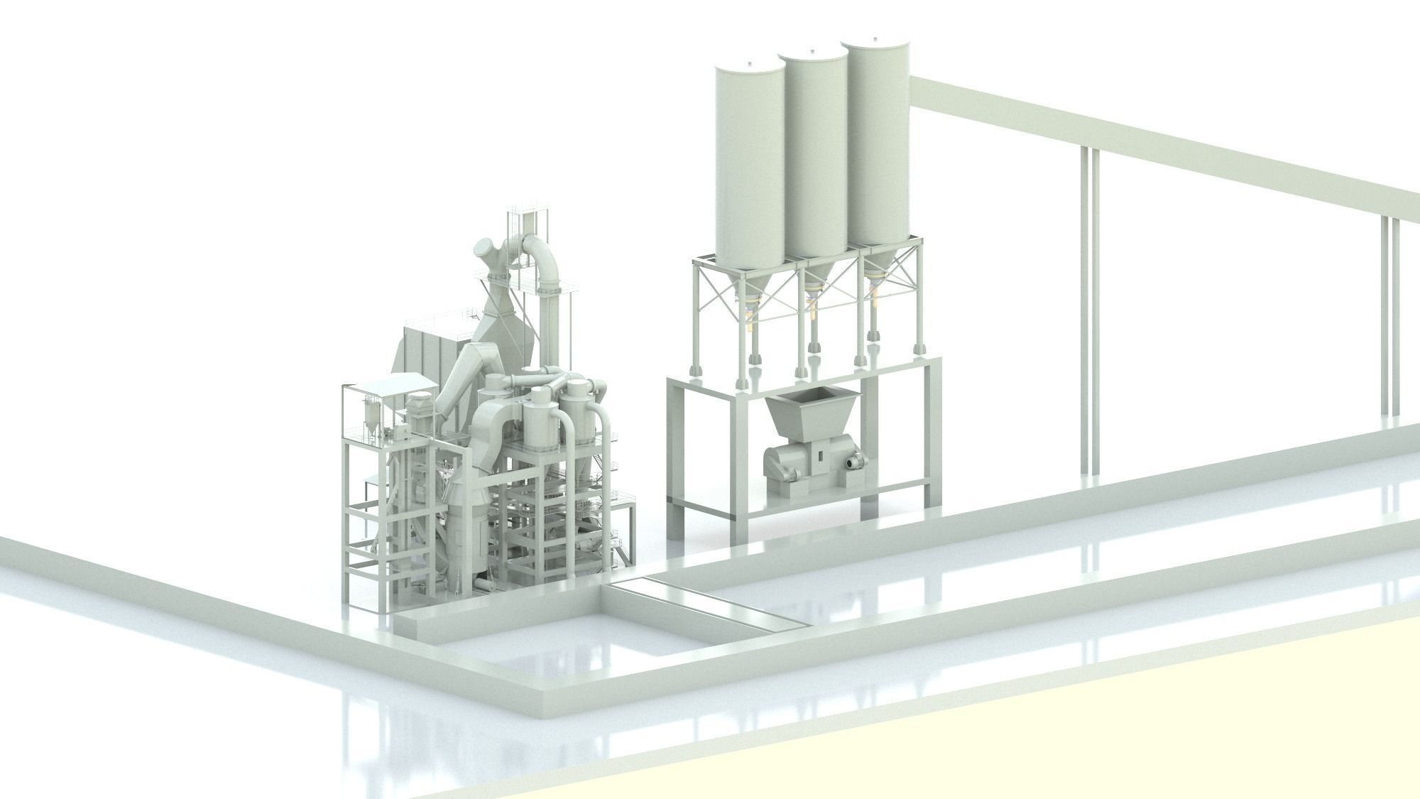 Cement Plant 3D model_5