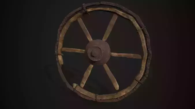 Old Destroyed Wheel