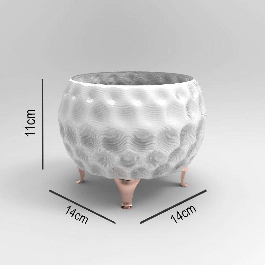 Modern Vase Collection - plant vase 3D print model_16
