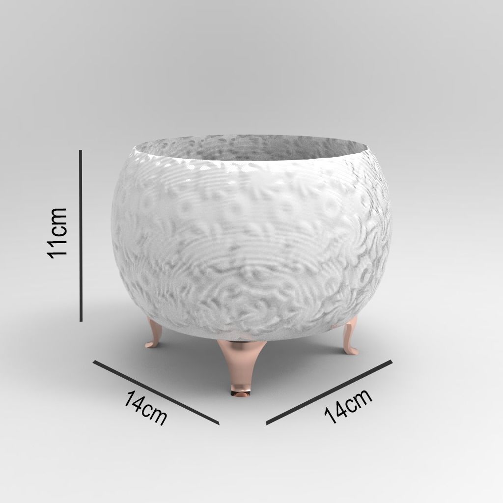 Modern Vase Collection - plant vase 3D print model_14