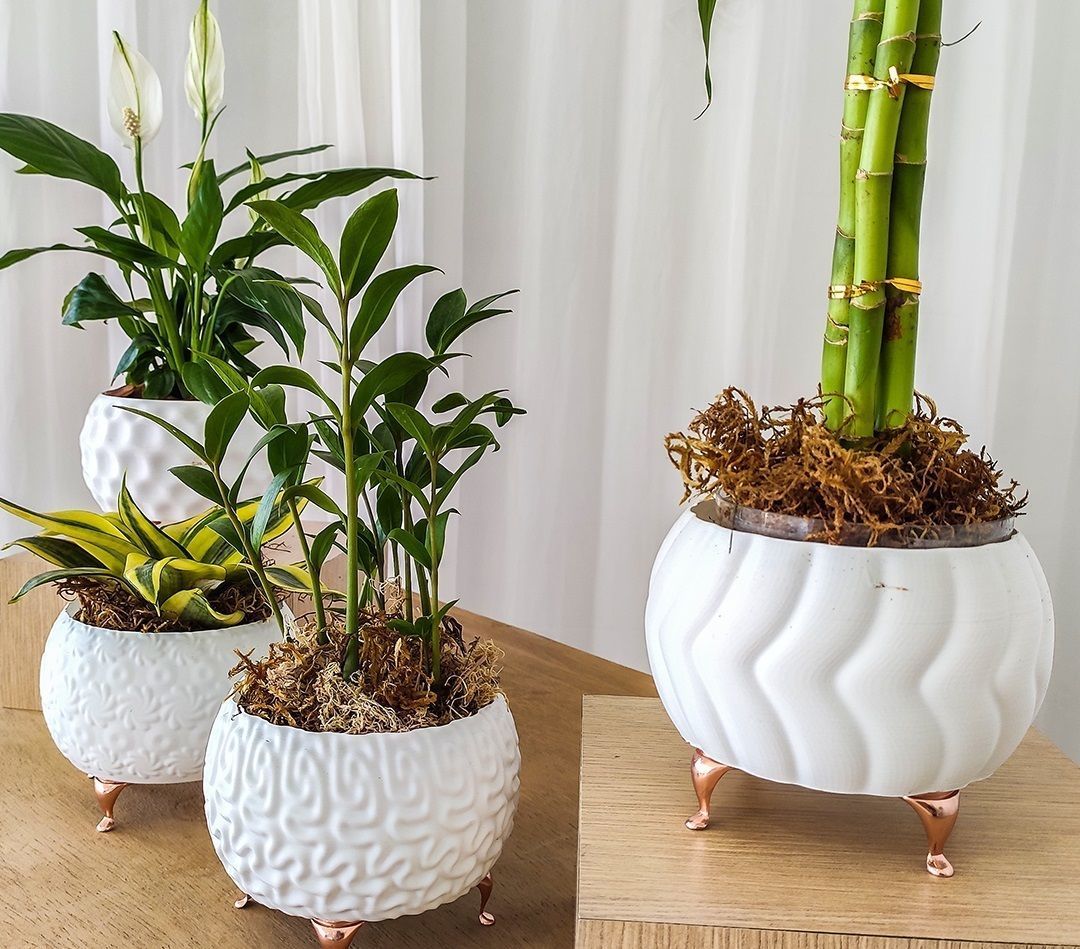 Modern Vase Collection - plant vase 3D print model_6