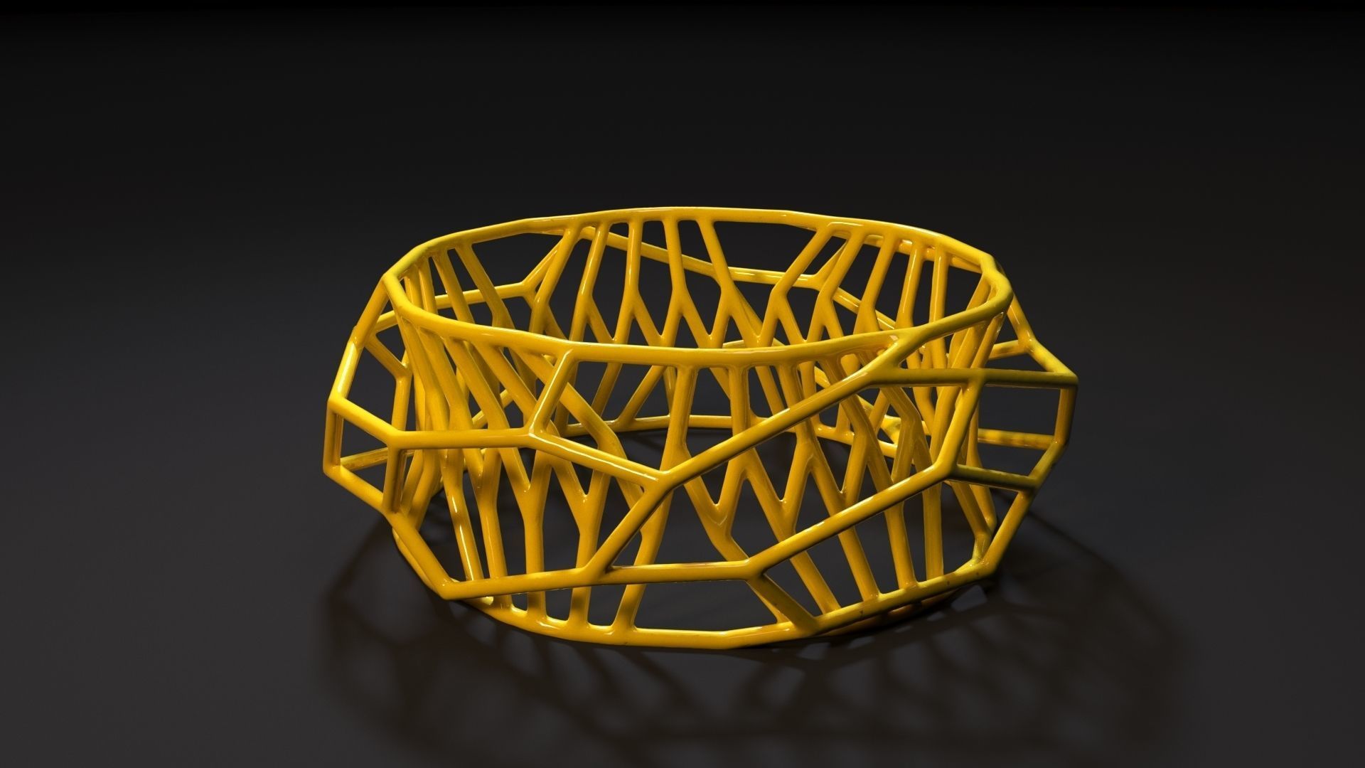 Bracelet wire ring 3D print model_1