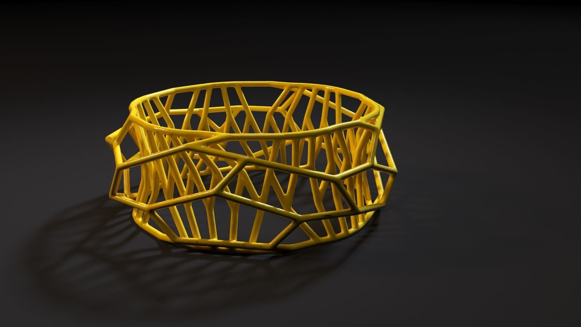Bracelet wire ring 3D print model_2
