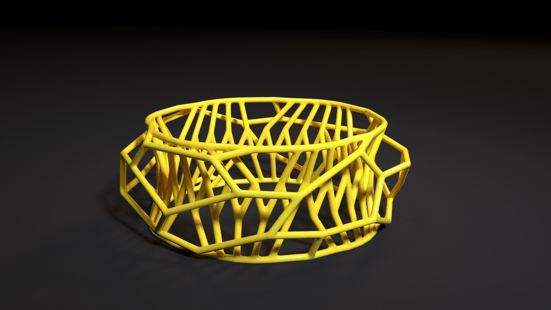 Bracelet wire ring 3D print model_4