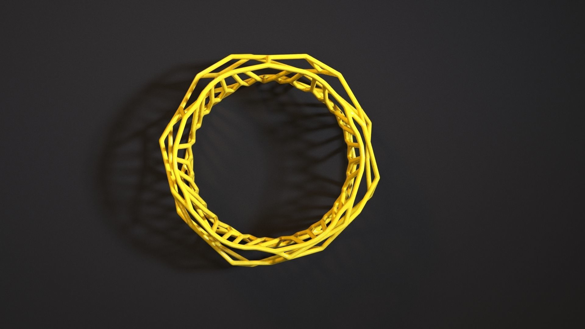 Bracelet wire ring 3D print model_7