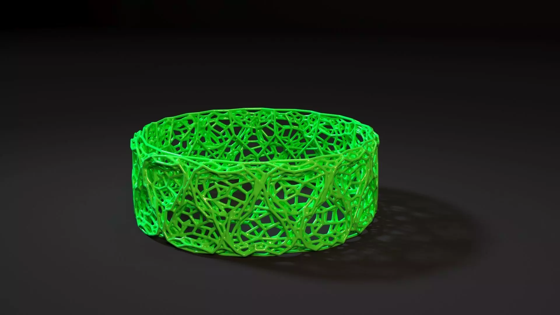 Bracelet 3 wire ring 3D print model