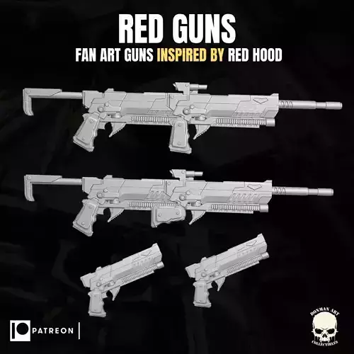 Red Hood Fan Art Accesories for Action figures