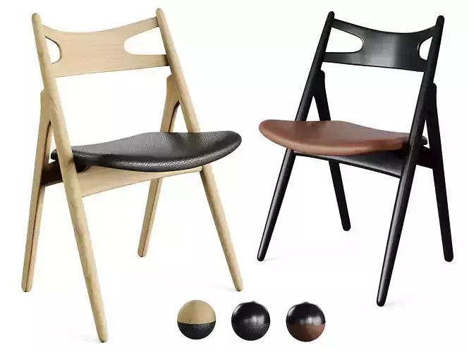 CH 29p Sawbuck Chair by Carl Hansen