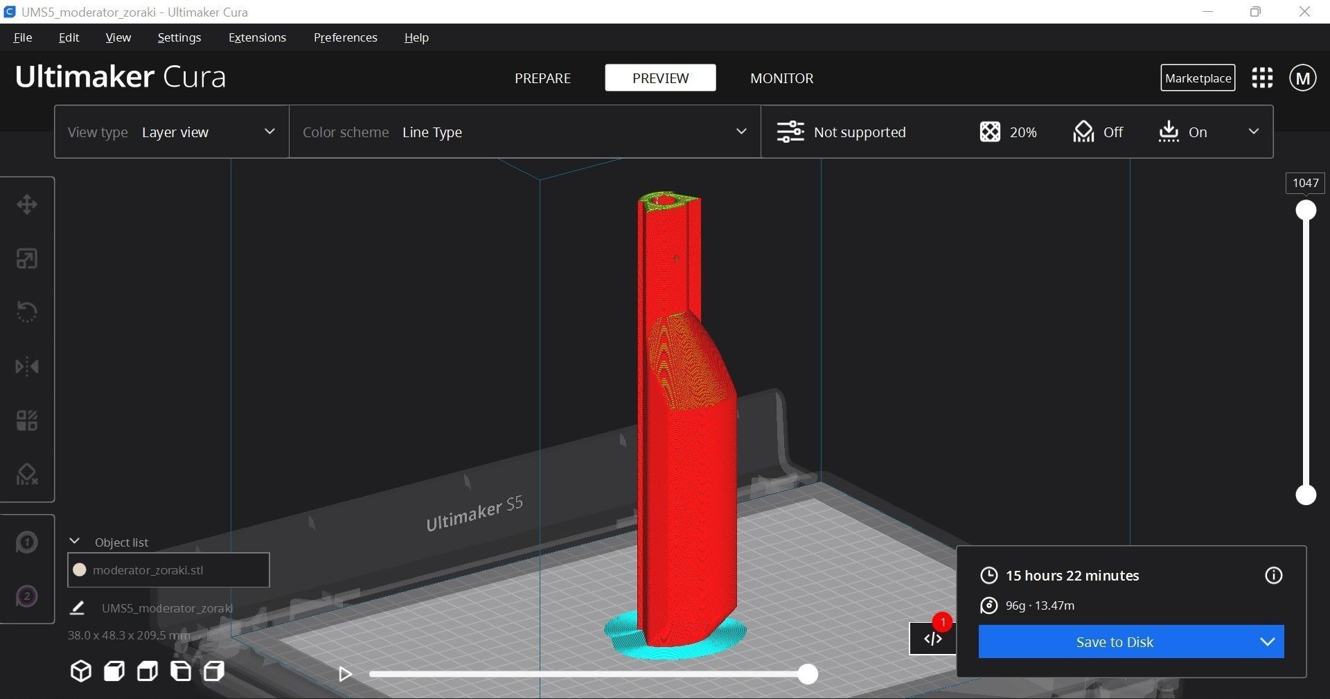 HP-01 audio adapter 3D print model_2