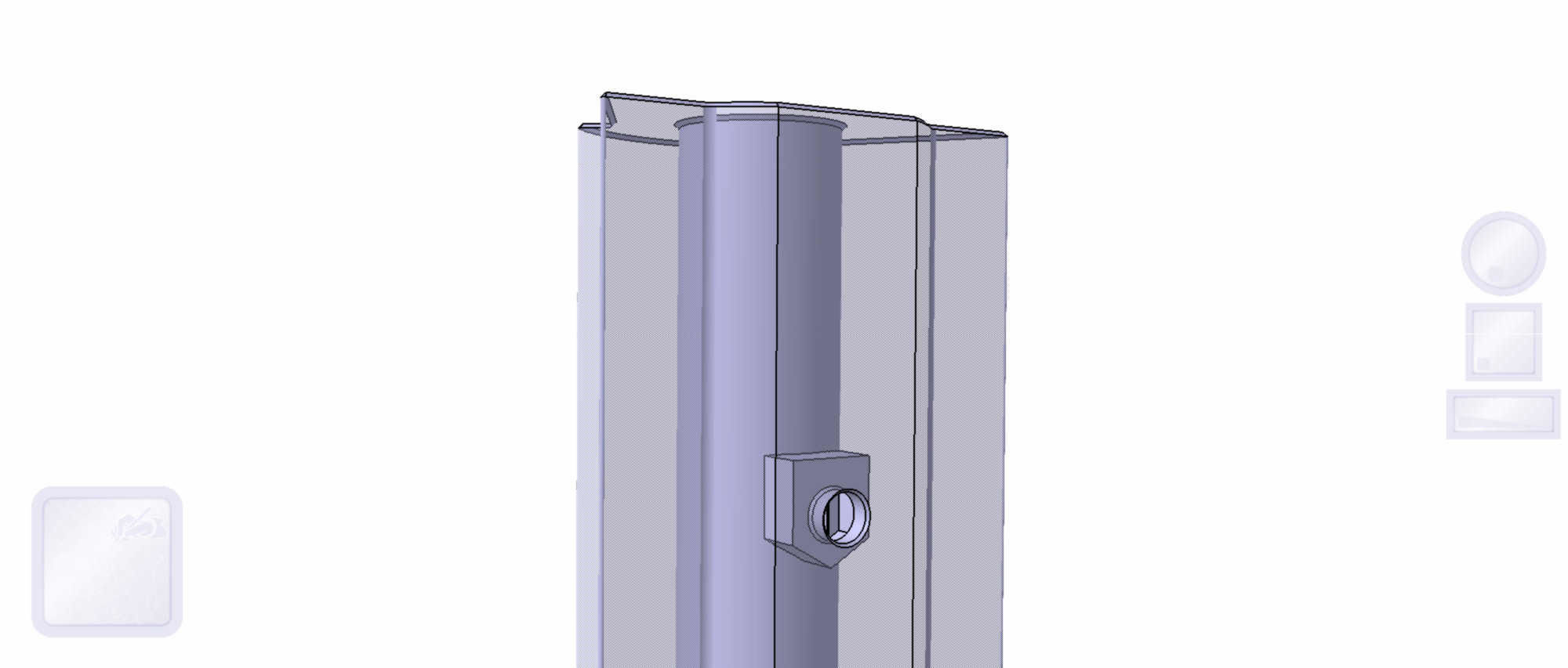 HP-01 audio adapter 3D print model_1