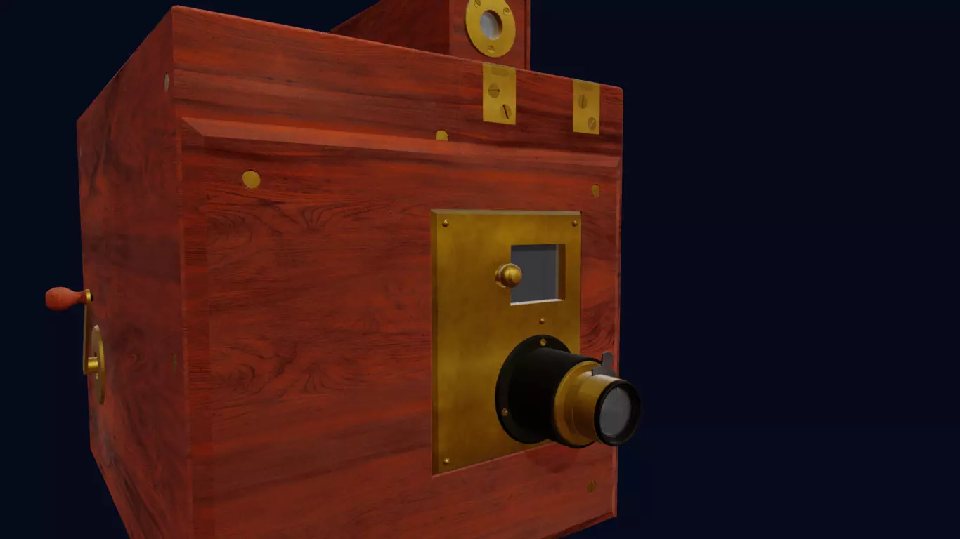 Victorian Movie Film Camera -Birtac- Moving Picture Machine 1898 3D model
