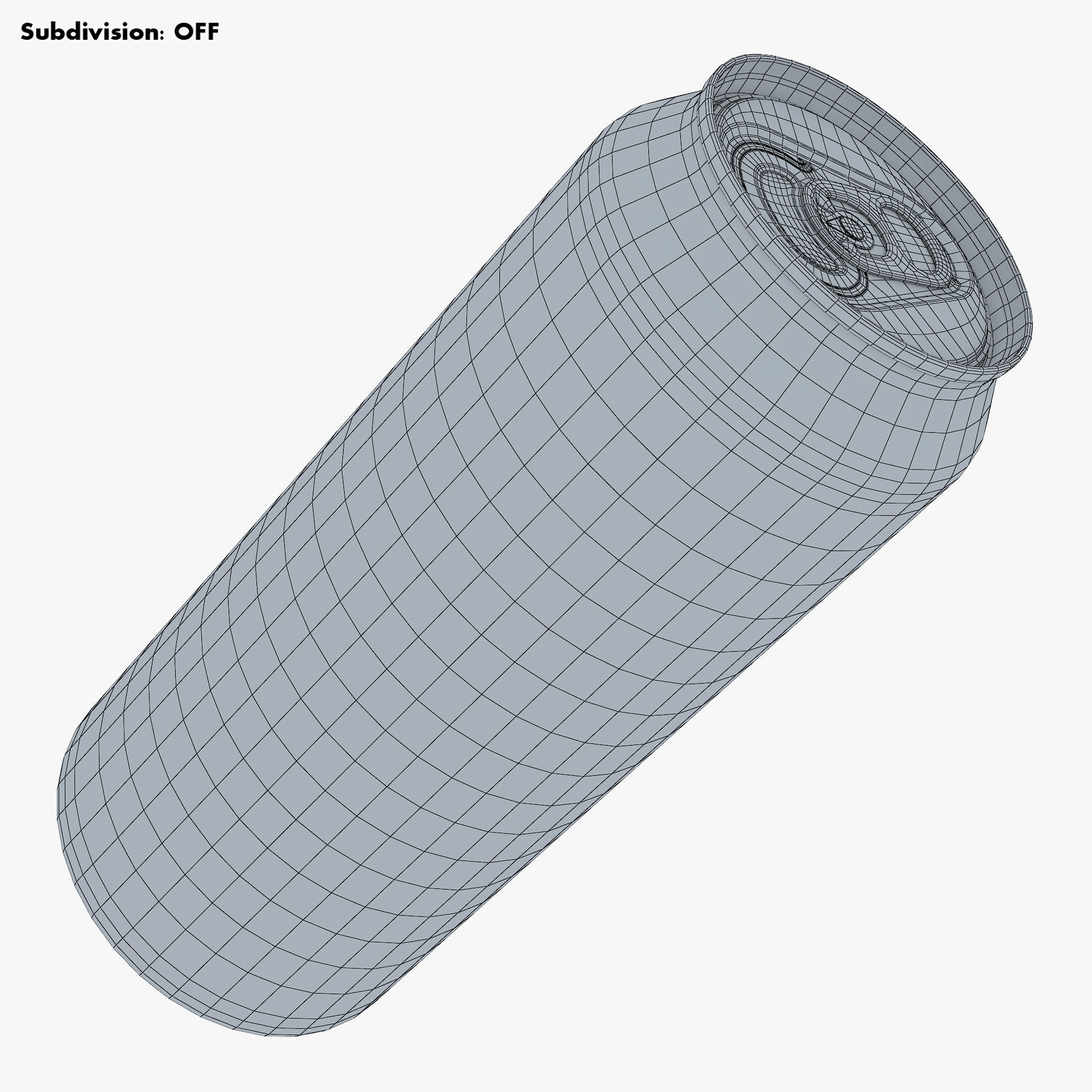 Aluminum Standard Can 500ml v 2 3D model_10