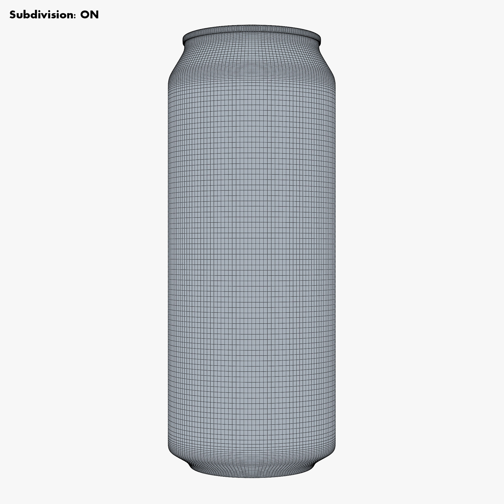Aluminum Standard Can 500ml v 2 3D model_11