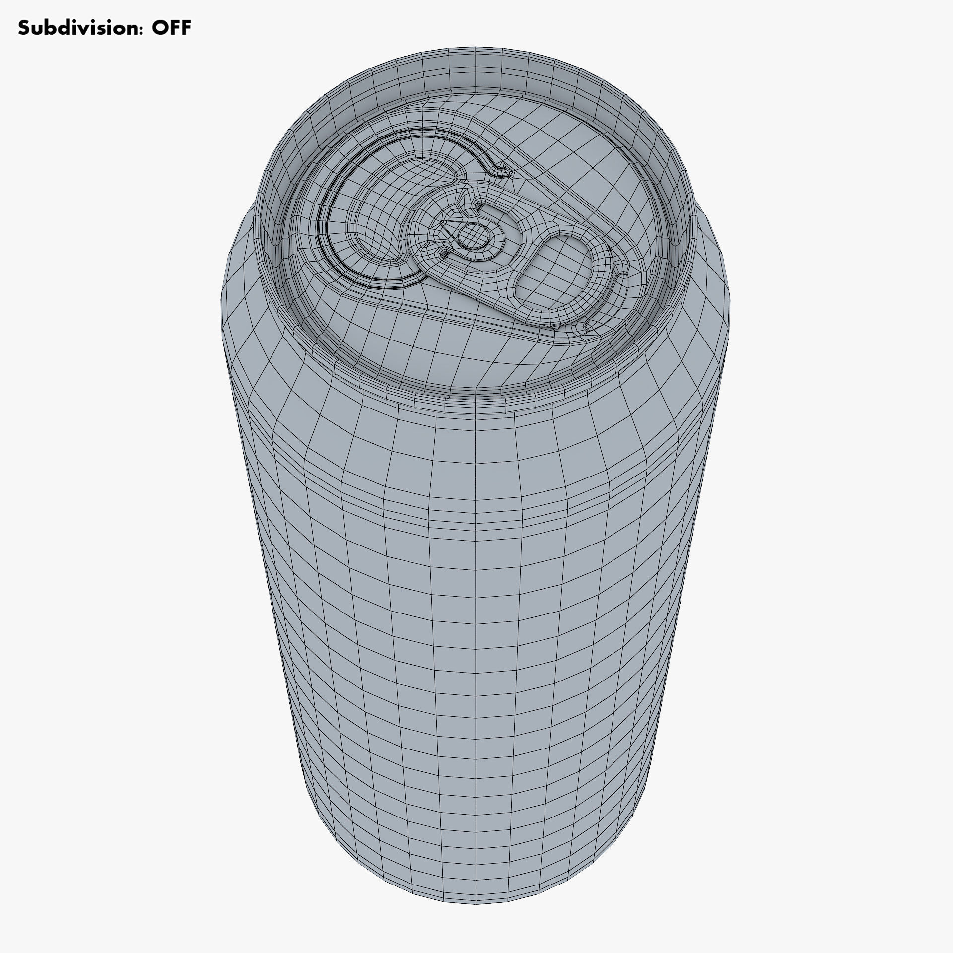 Aluminum Standard Can 500ml v 2 3D model_14