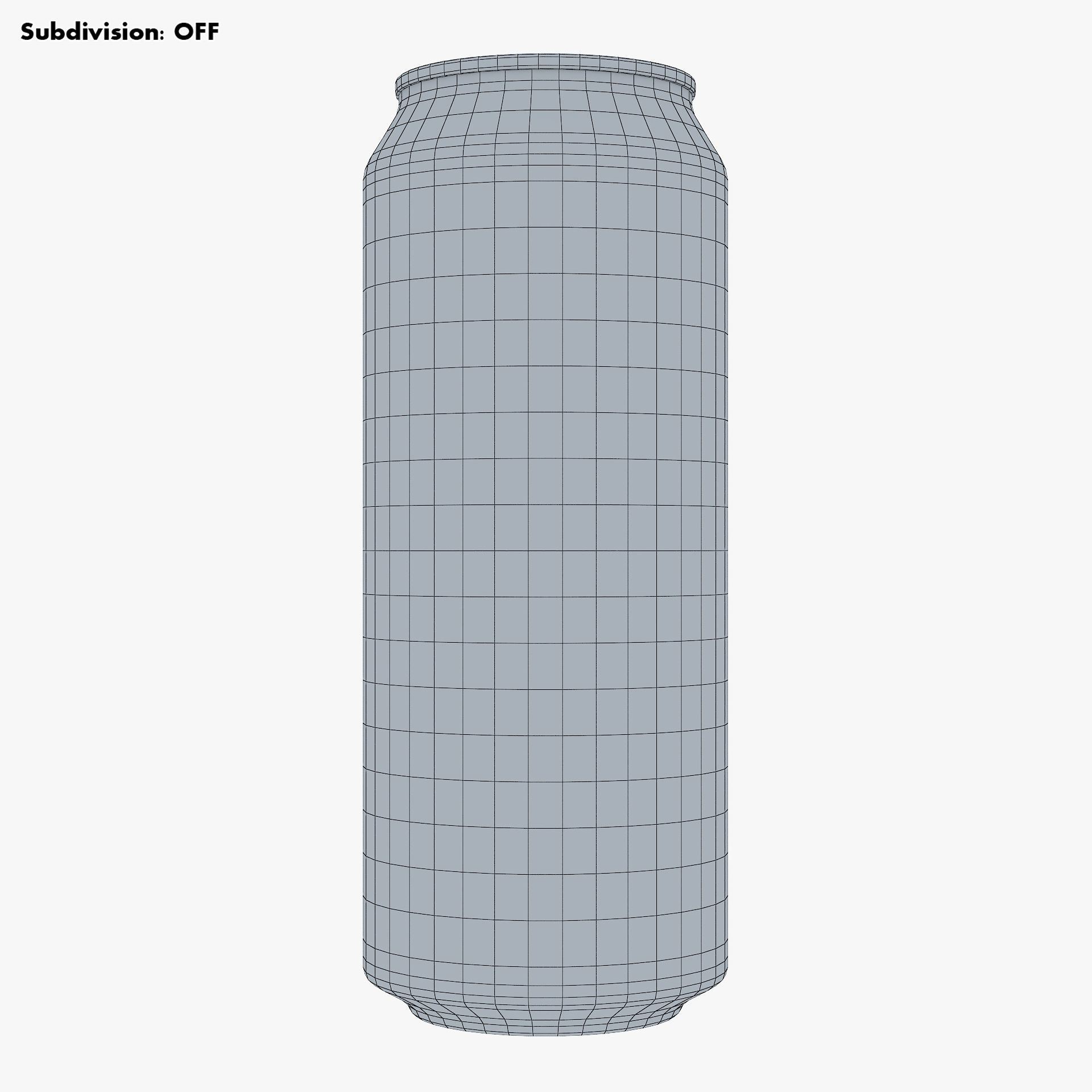 Aluminum Standard Can 500ml v 2 3D model_12