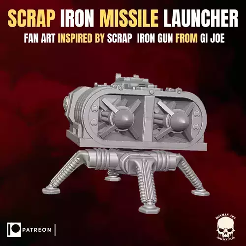 Scrap Iron fan art Big Gun for action figures