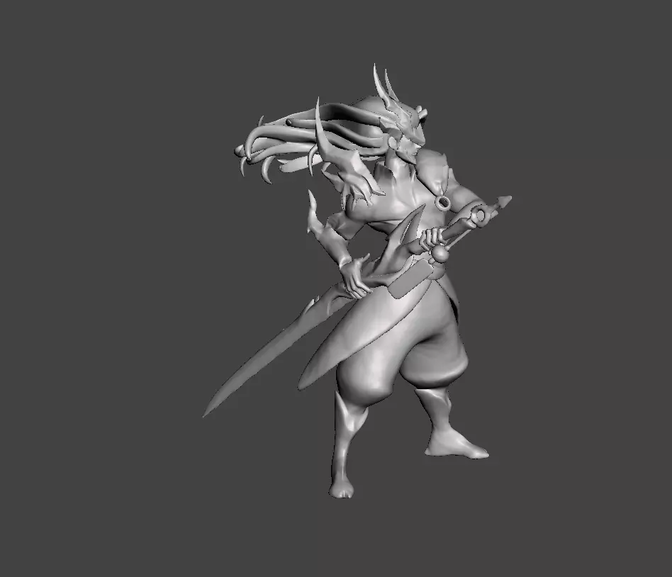 Sea Dog Yasuo 3D Model 3D print model_0