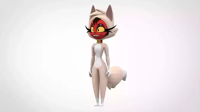 Millie Cat  Low-poly 3D model