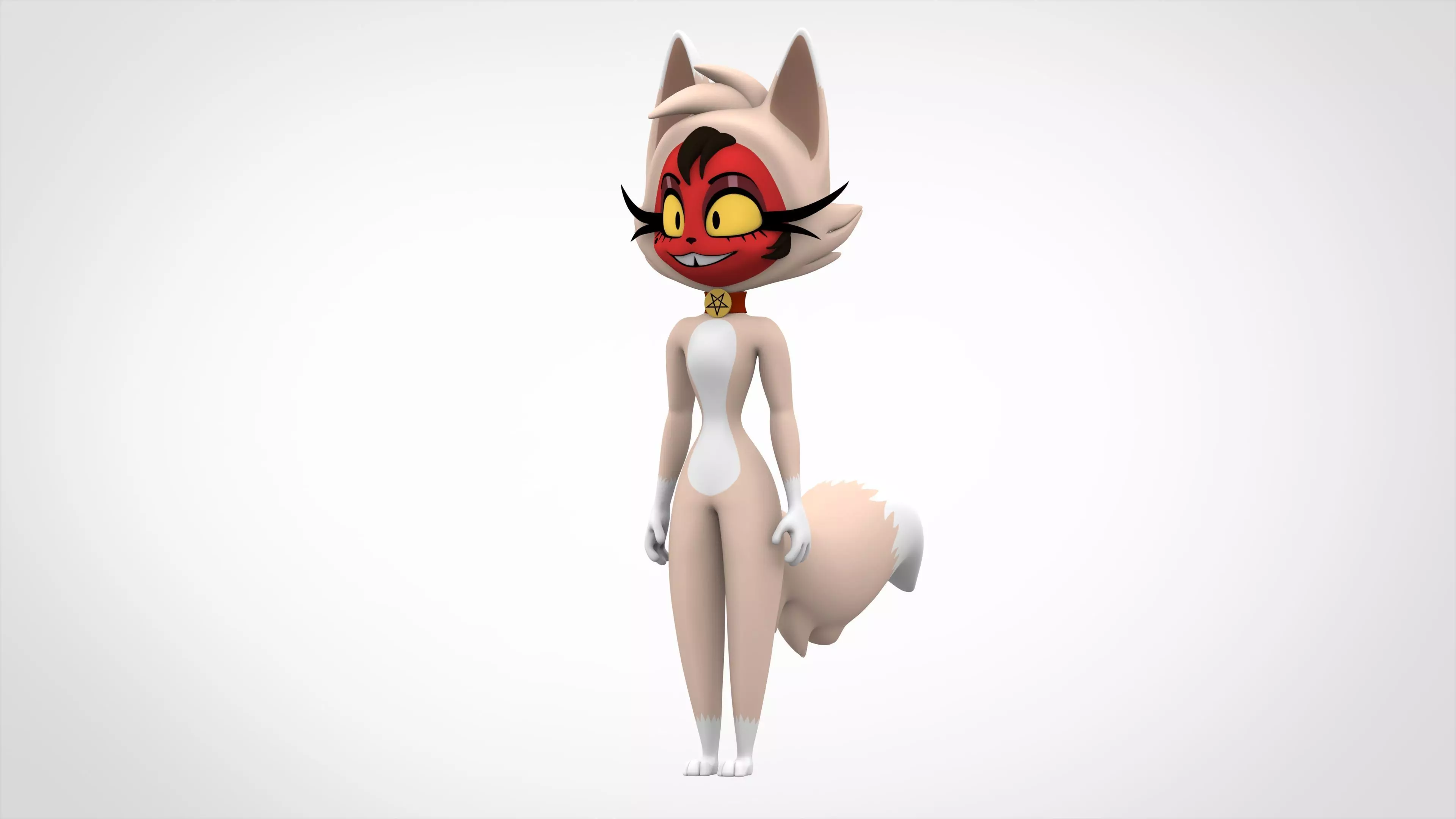 Millie Cat  Low-poly 3D model_0