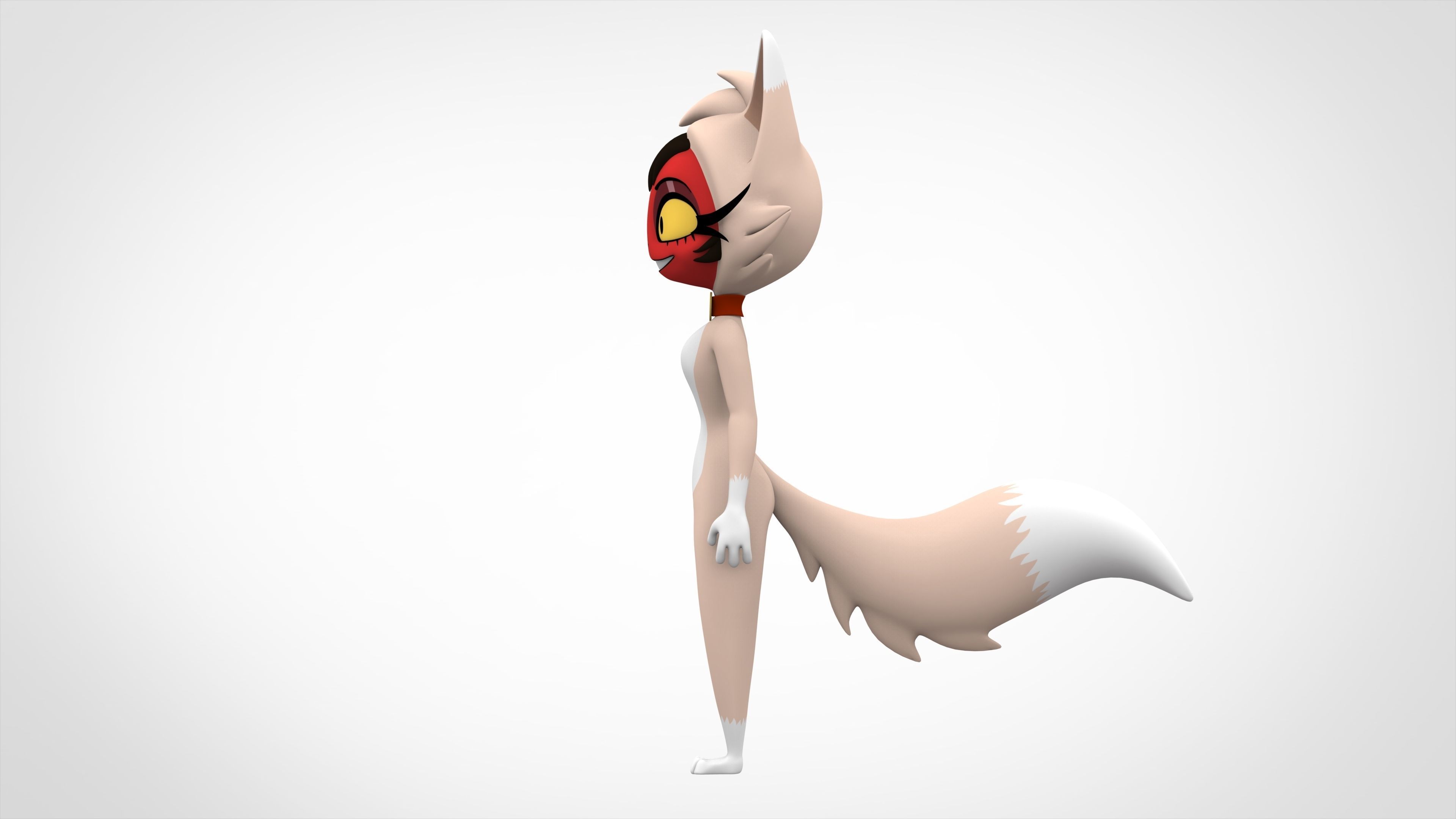 Millie Cat  Low-poly 3D model_2