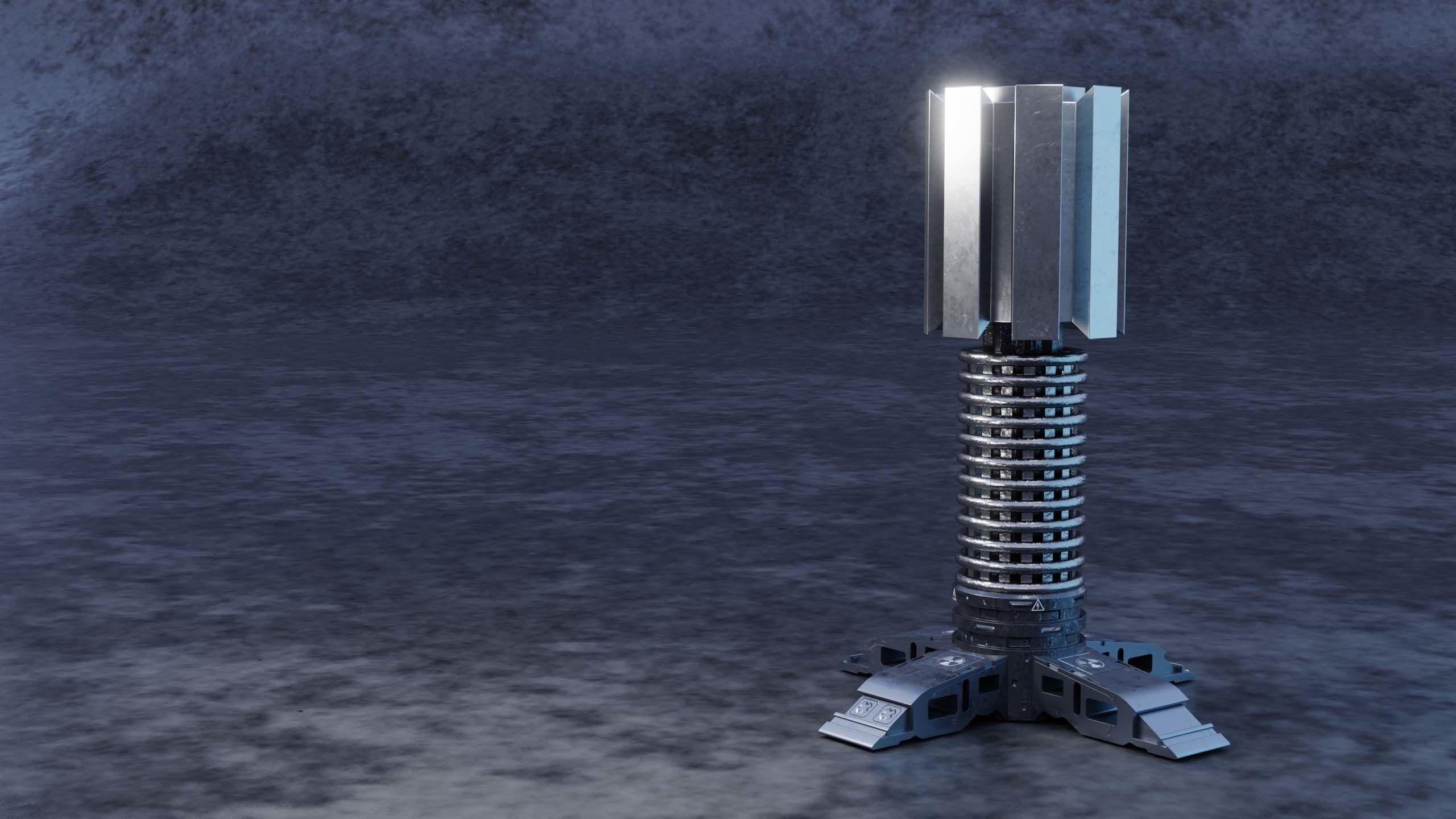 Prism sci fi Tower defense Low-poly 3D model_2