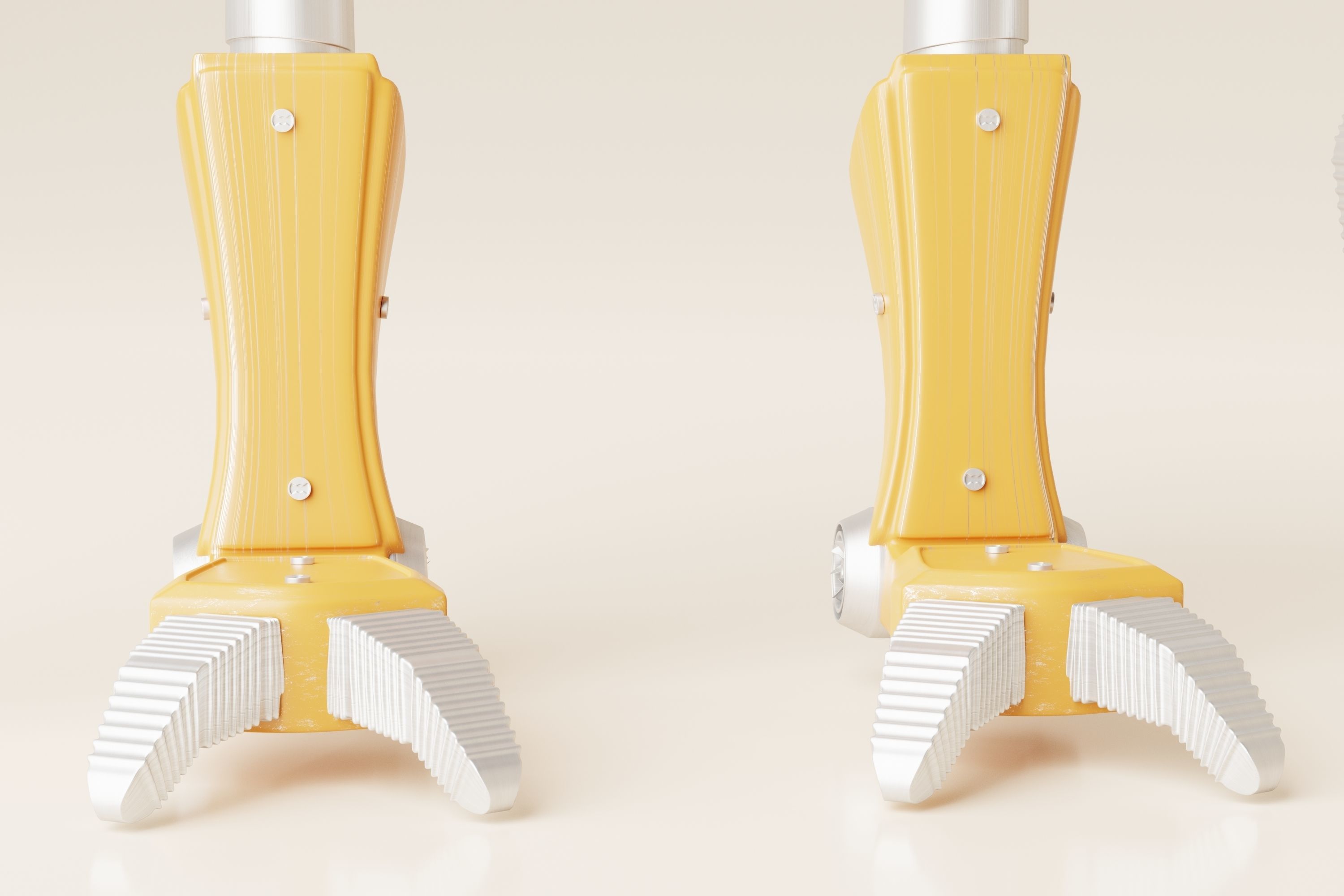 Robot V17 Low-poly 3D model_6