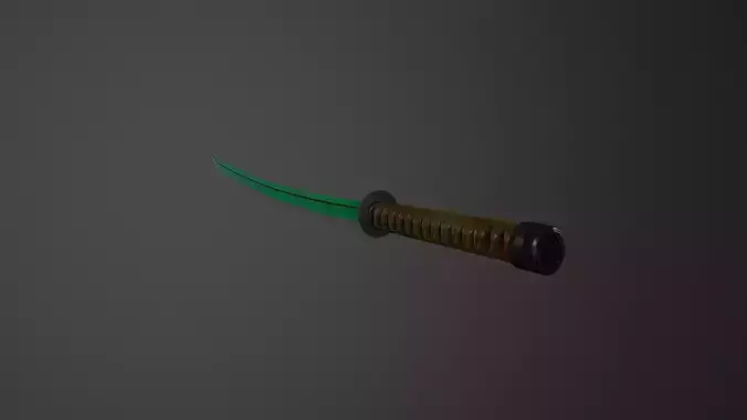 Katana lowPoly sword